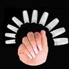 ILLUVA 500 Tip Unghie Finte Adesive in Acrilico, Naturale Artificiale Falsi Unghie da Donna per Saloni di Manicure