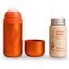 Fler Deodorante Roll-on ricaricabile, Case in Alluminio, Deo senza Alluminio e Alcool, con Acido Ialuronico, Aloe Vera e Burro di Karitè, 48 ore (Starter Set Sicily - Case & 1 Citrus Wave Refill)
