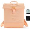LARKSON Zaino Donna Uomo Arancione - Tammo - Borsa per PC Portale, Lavoro, Università e Viaggio - Rolltop Leggero - Impermeabile