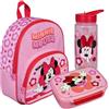 Undercover Zaino asilo Minnie Mouse per bambina, personalizzabile con nome, zaino Disney per bambini, [03] Set 1: Minnie Mouse, fiori rosa, Einheitsgröße, Zainetto
