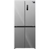 INFINITON ELECTRONICS Infiniton Frigorifero Americano AMCB-415CD82XET, 415 litri, altezza 182 cm, Inverter Technology, No Frost Total, Fast Cooling, Fast Freezing, Tecnologia Care + Space, E, Inox