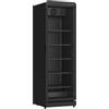 Générique Armadietto per bevande refrigerato, 400 litri, colore: nero, 1 anta vetrata