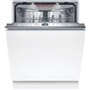 BOSCH SMV6ZCX16E - Lavastoviglie serie 6, completamente integrato con cassetto portaposate, 60 cm, Home Connect, programma intelligente, cestelli Max Flex, cassetto vario, Rackmatik