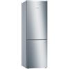 Bosch KGE36AICA Serie 6 Frigorifero Congelatore, 186 x 60 cm, 214 L refrigerante + 88 L congelatore, VitaFresh freschezza più lunga, sbrinamento LowFrost meno frequente, illuminazione a LED uniforme