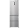 INFINITON ELECTRONICS Infiniton Frigorifero Francese FRD-401T91, 401 Litri, 190 cm di Altezza, E, Tecnologia Inverter, Fast Cooling, Fast Freezing, Porta reversibile, Tecnologia Care + Space (Inox || FRD-401T91XEM)