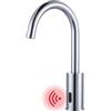 iVIGA Sensore per rubinetto：sensore a infrarossi per rubinetto bagno automatico con miscelatore di temperatura a scatola di comando, cromo