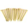 Pssopp Set di 100 Chiodi Decorativi in Ottone, 18mm, per Legno, Scatole, Foto, Accessori Domestici e Progetti Fai da Te