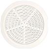 KOTARBAU® - Griglia di ventilazione bianca e rotonda, diametro 80 mm, con griglia di protezione dagli insetti
