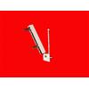 FTF - Fenstertechnik ROTO Nastro angolare di riparazione per finestre in tessuto per la serie NX con distanza di 54 mm e tappi di copertura bianchi K 6/130 263858 + 787208