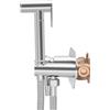 Caskunbsy Doccetta per bidet per montaggio a parete, attacco standard G1/2, doccetta per WC, spruzzatore ergonomico per la cura intima personale e la pulizia del bagno