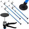 Ansobea Set di 4 Supporti per Soffitto, Spanner per Casse, Regolabile in Altezza, Supporto di Montaggio 115-290 cm, Supporti Telescopici, Portata 50 kg, Supporto per Officina, Atelier, Lavori di