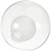EPIGEIST Paralume in Vetro Bianco a Sfera per Lampada da Soffitto, Copertura Lampada Elegante e Contemporanea, Soluzione Pratica per Atmosfera Calda