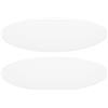 CALLARON 2 Coperture Paralume Rotondo in Acrilico da 43 Cm, Pannelli Diffusori Antiriflesso per Plafoniera LED da Soffitto, Accessori Illuminazione per Casa e Ufficio