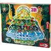 Noris Snakes & Ladders Jungle - Gioco di Scala 3D a 4 Livelli, Scala per Salire, Tubi Come Piste a Sfera, Gioco di Dadi per Bambini, Gioco di Marmi dai 4 Anni in su