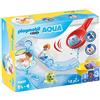 PLAYMOBIL 1.2.3 Aqua 70637 Scivolo d'Acqua e Animali marini, Gioco per la Vasca da Bagno per Bambini Piccoli, con Pesci galleggianti, Primo Giocattolo per Bambini, da 18 Mesi a 4 Anni