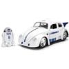 Jada Toys - Star Wars 1959 VW Drag Beetle 1:24 con Personaggio, modellino Die-Cast Volkswagen Maggiolino Racing, 9336912314R00, +3 Anni