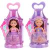 Simba Evi Love Tower - Bambola Principessa Evi (12 cm) con corona nella torre magica, colori casuali, gioco di ruolo fantasioso per bambini dai 3 anni in su