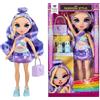 Rainbow High My Fashion Style Bambola - Violet - Bambola alla moda color viola di 28 cm con outfit, borsetta e scarpe, per giocare, snodata, da collezionare, per bambini dai 4 ai 12+ anni