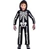 amscan Children's Skeleton Bone Scaffold Costume Carnival Theme Party Halloween