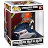 Funko POP! Ride Deluxe: Chainsaw Man: Reze - Chainsaw Man & Beam - Figura in vinile da collezione - Idea regalo - Prodotto ufficiale - Giocattoli per bambini e adulti