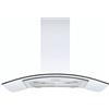 Candy Cappa aspirante CVMI900X DE/larghezza 90 cm/potenza 216 W / 3 livelli di potenza/potenza massima aria: 602 m³/h/scarico & ricircolo/efficienza energetica B/luce LED economica/acciaio inox