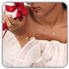 Generic Collana con codice Morse e ciondolo a forma di ala d'angelo | Collane con messaggio nascosto personalizzato | per amica | Festa della mamma - Natale