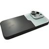 SYSTEM-S Lente super macro 30 x 37 mm filtro microscopio con custodia per iPhone 15 Pro Max
