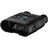 Getdoublerich Binocolo notturno 4K con schermo HD da 3 pollici, zoom digitale, ricaricabile da 5000 mAh, grandangolo da 120°, per caccia e campeggio