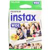 Fujifilm Fuji larghezza Colore pellicola istantanea Instax per 200/210 fotocamere - 2 confezioni doppie - 40 P...