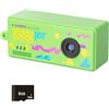 JTQYFI Portachiavi portatile per fotocamera, action camera, supporta 1080p, videocamera, videoregistratore per studenti, viaggi leggeri
