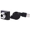 Lurrose Webcam USB per Laptop e Desktop, Messa a Fuoco Manuale, Nero | Regolazione Colore, Angolo Visivo 180 Gradi, per Riunioni da Remoto e Didattica Online