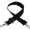 YMYGCC Cinghie regolabili in nylon for borse a tracolla a da donna Accessori colorati for Cinture(Black)
