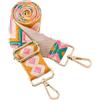 YMYGCC Tracolla for borsa in nylon/cotone Cinghie colorate da donna for accessori for borse a tracolla a Messenger Cinture regolabili for(BD314-LG)