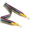 YMYGCC Tracolla for borsa in tela for tracolla di lusso da donna, larga, accessori for ricambio(Yellow Gold Hook,Length 90cm Width3.8)