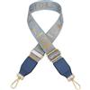 YMYGCC Tracolla regolabile in tela for borse Cintura da 3,8 cm di larghezza ricambio Accessori for(Lake blue)