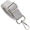YMYGCC Tracolla larga di ricambio for borsa a tracolla for borse Accessori messenger donna in nylon(Grey)
