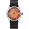 TACTICAL FROG Militado ML24 38 mm orologio da campo uomo - VH31 orologio al quarzo con lancette cassa in acciaio inox vetro zaffiro BGW9 indicatore luminoso, impermeabile 100 m, Colore: arancione.