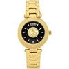 Versus Versace Brick Lane Collection Orologio da donna di lusso con cinturino dorato con cassa dorata e quadrante nero, Oro, OS, Versus Versace | Brick Lane
