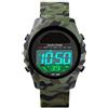 TONSHEN Uomo Donna e Sportivo Orologio Impermeabile Energia Solare Multifunzione LED Elettronico Outdoor Militare Tattica Digitale Orologi da Polso Allarme Data Cronometro (Verde)