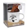 Larousse Gentlemen's Barber mug: Coffret avec des ciseaux, 1 peigne, 1 pince à épiler, 1 serviette