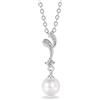 BISONBLUE Collana Pendente Donna Uomo Ciondolo Regalo Moda Accessori Collana Con Ciondolo Di Perle Temperamento Accessori Donna Xl816