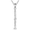 YFN Collana con ciondolo a forma di strumento musicale, in argento Sterling 925, idea regalo per uomo e donna, normale, Argento sterling, Non pietra preziosa