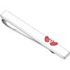 Asienice Skinny Tie Clip Oro Argento Fermacravatta Per Gli Uomini Divertente Fermacravatta Per Gli Uomini Accessorio di Moda Unico, 56*6mm, Metallo non prezioso, Non pietra preziosa