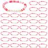 PH PandaHall 36pz Bracciali da Ballo Bracciale Elastico in Argilla Polimerica Rosa con Perline Heishi Accessori da Ballo e Regali per Feste di Danza