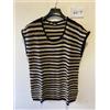 BonPrix Top Strutturato A Righe Nere BonPrix Taglia Media - UK 14/16 (FMN40-11)