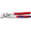 KNIPEX Pinza chiave pinza e chiave in un unico utensile in confezione Self-service cromata con impugnature multicomponente 250 mm, 86 05 250 SB