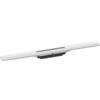 hansgrohe RainDrain Flex - set di canalina doccia accorciabile, canale di drenaggio 700 mm, scarico a pavimento della doccia, bianco opaco