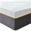 Sleremind Materasso 160 x 200 x 16 cm, durezza H3, altezza 16 cm, materasso in schiuma fredda con rivestimento lavabile, tessuto con superficie morbida, schiuma confortevole, per giovani (160 x 200 cm