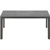 milani home - Tavolo Da Pranzo Moderno Di Design - Allungabile -Cm 80x140/200 - Grigio - Rovere - Per Sala Da Pranzo