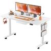 MAIDeSITe Scrivania Regolabile in Altezza,140x70cm Tavolo Sollevabile Elettrico,Standing Desk con Anti Collisione e Funzione Memoria